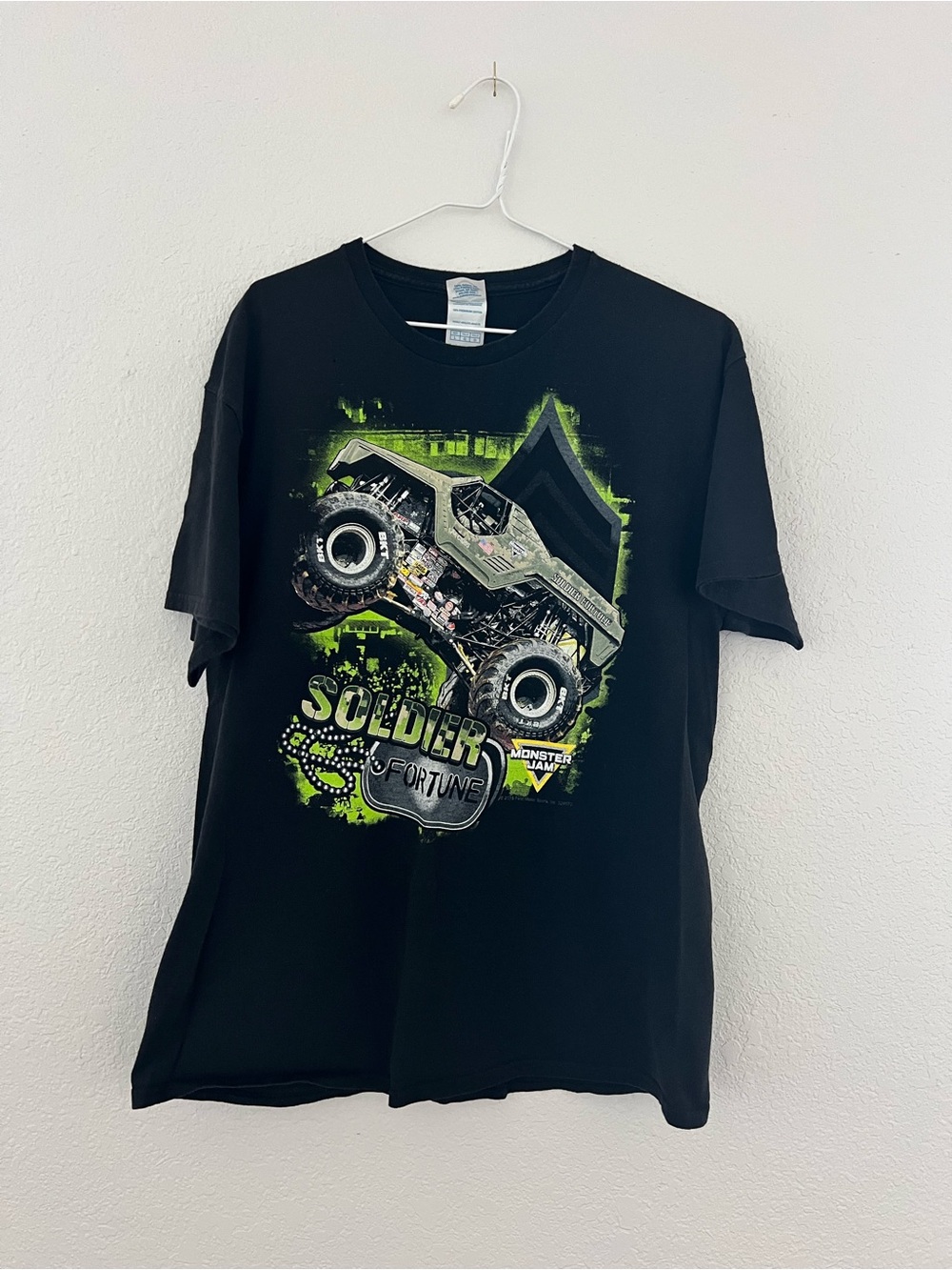 Soldier Fortune Monster Jam Graphic T-Shirt | Men’s Large